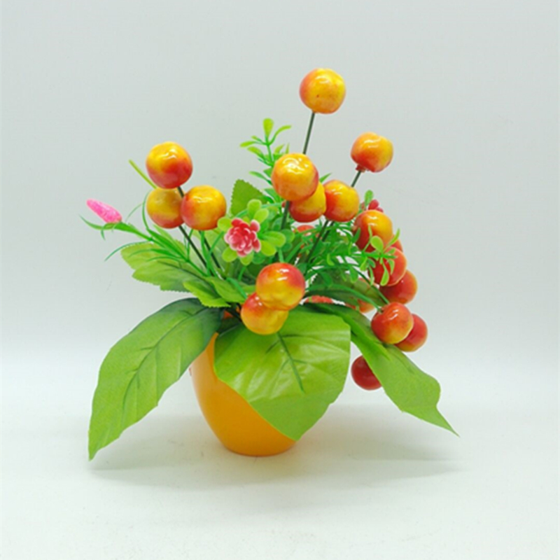 仿真水果盆栽 室内装饰 物品摆件 盆景摆设