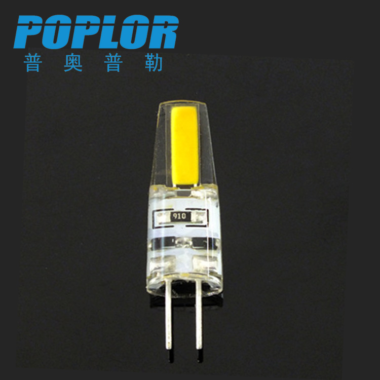 G4 Crystal light bulb low voltage DC12V LED pin 2W silica gel COB chip