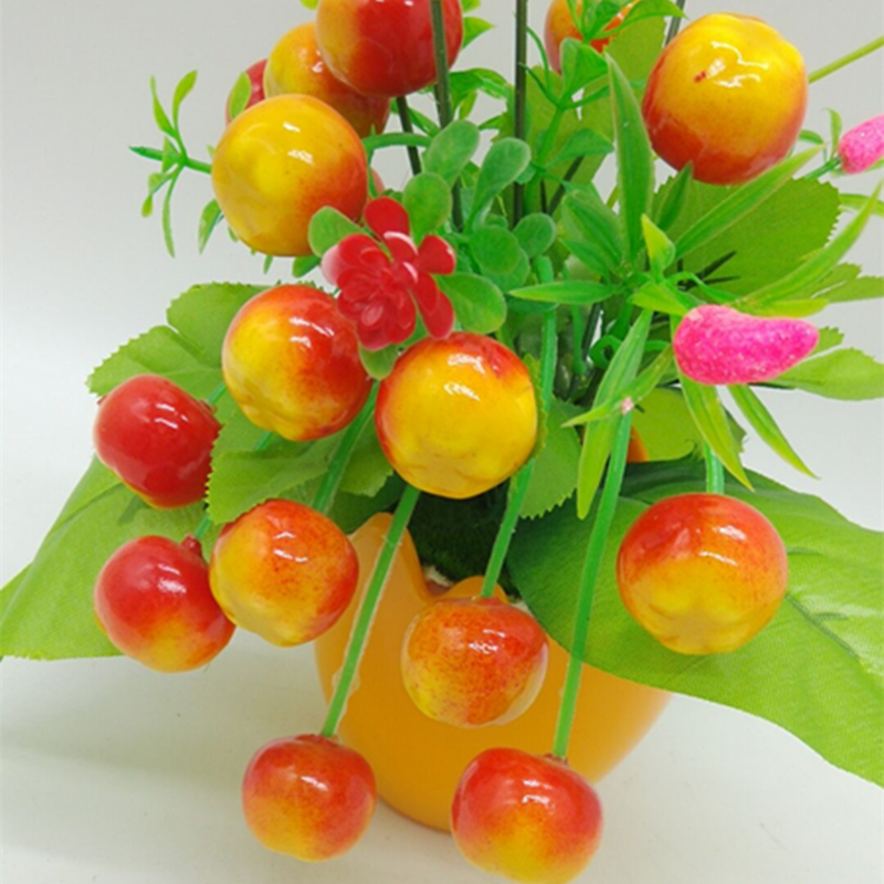 仿真水果盆栽 室内装饰 物品摆件 盆景摆设细节图