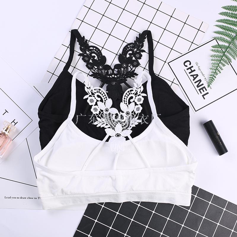 Mei Jewel 581 Seamless Breast Cushion Beautiful Back Embroidery Iris Sling (From The Factory) Application Scenario