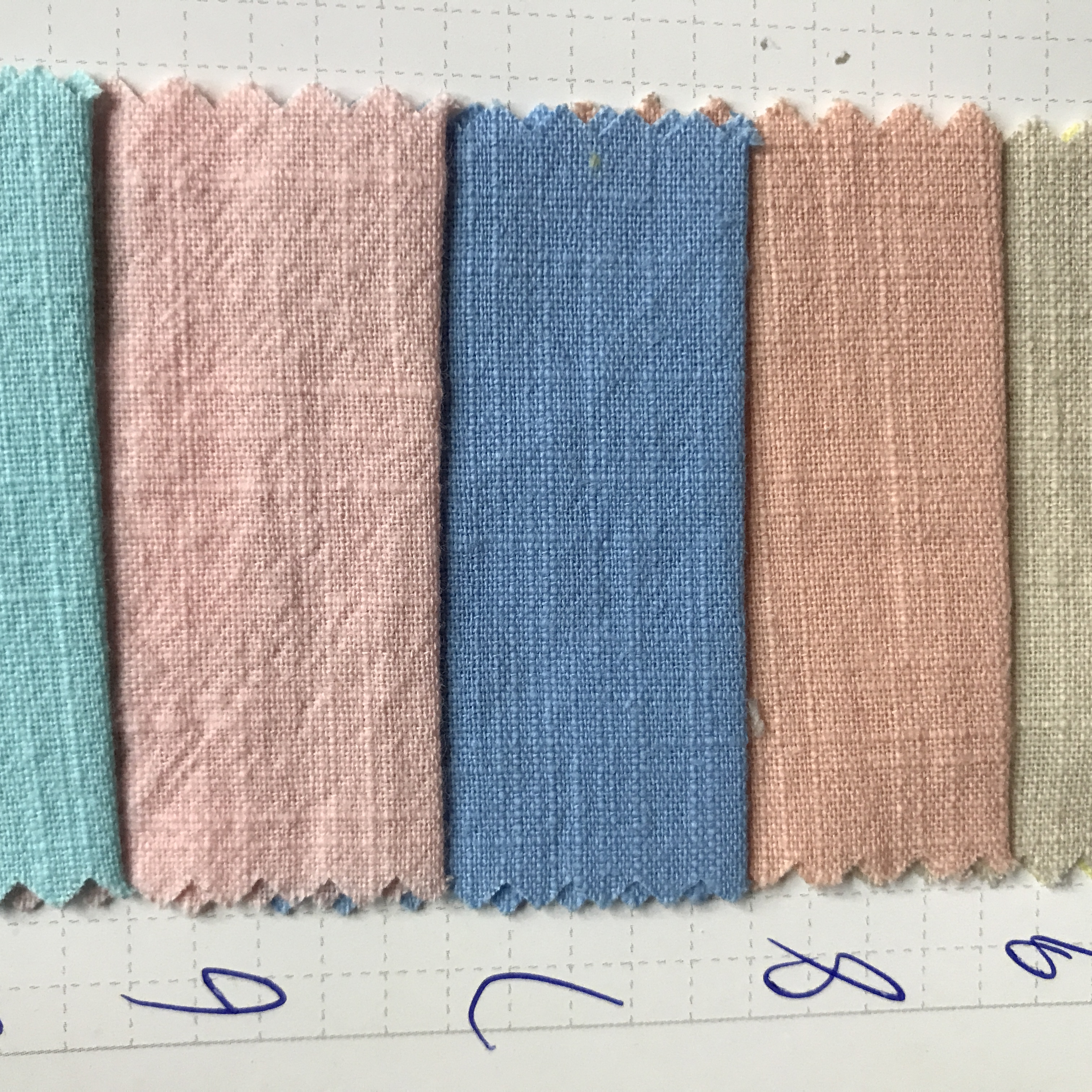 21 pieces of bamboo-joint cotton. Linseed cotton
