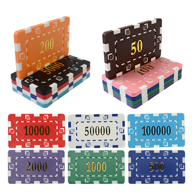 Chip large size digital bronzing chip blank chip chip accessories spot chips Application Scenario