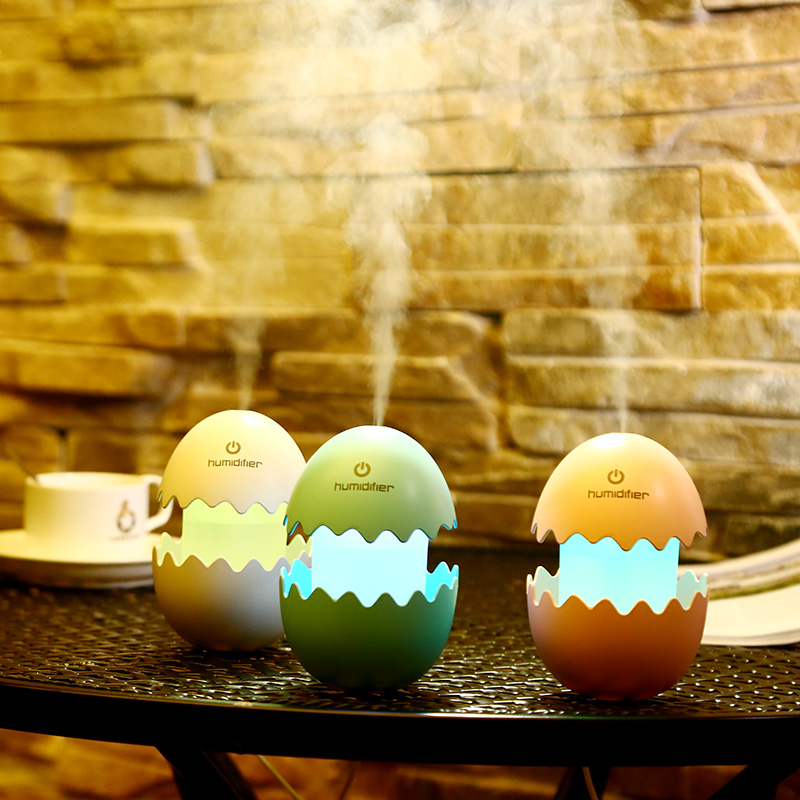 USB Fun Egg Mini Humidifier, Home Creative Silent Humidifier, Gift Night Light, Small Eggshell Humidifier details Picture