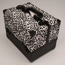Guanyu high - grade flocking double - open hand - held aluminum cosmetic case beauty manicure kit direct sale