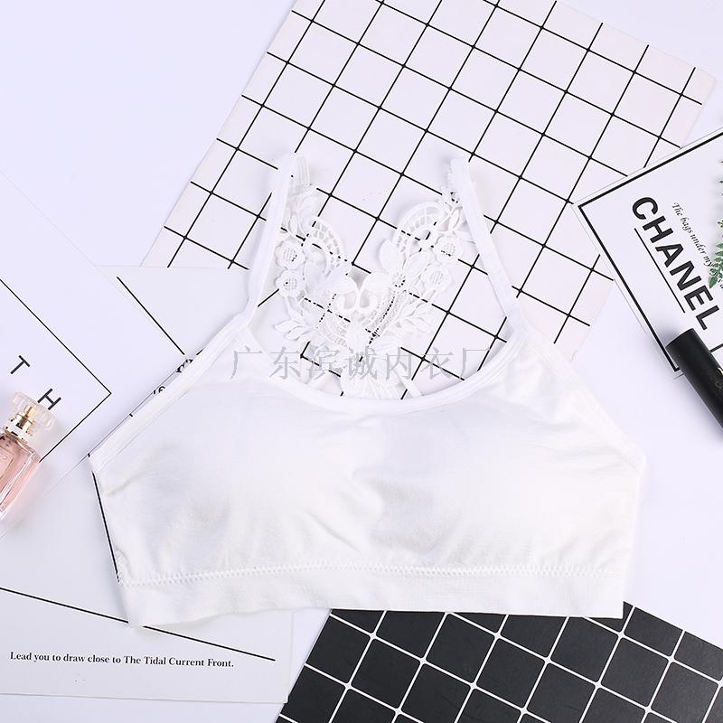 Mei Jewel 581 Seamless Breast Cushion Beautiful Back Embroidery Iris Sling (From The Factory) Specification drawing