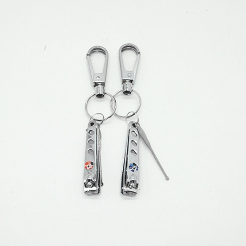 Iron nail clippers, ear picks, metal key chains, keychains and pendants Specification image