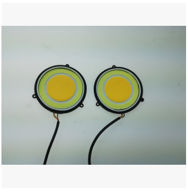 COB modified daytime running lights high-power super bright two-color big round cake