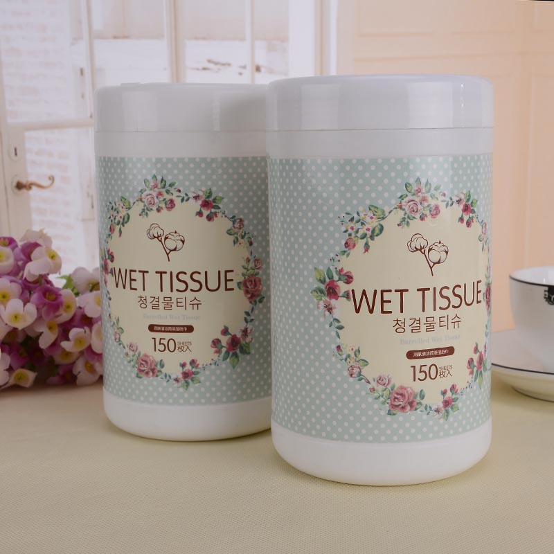 New creative Portable toilet wipes 150 pieces for car wipes and car wipes