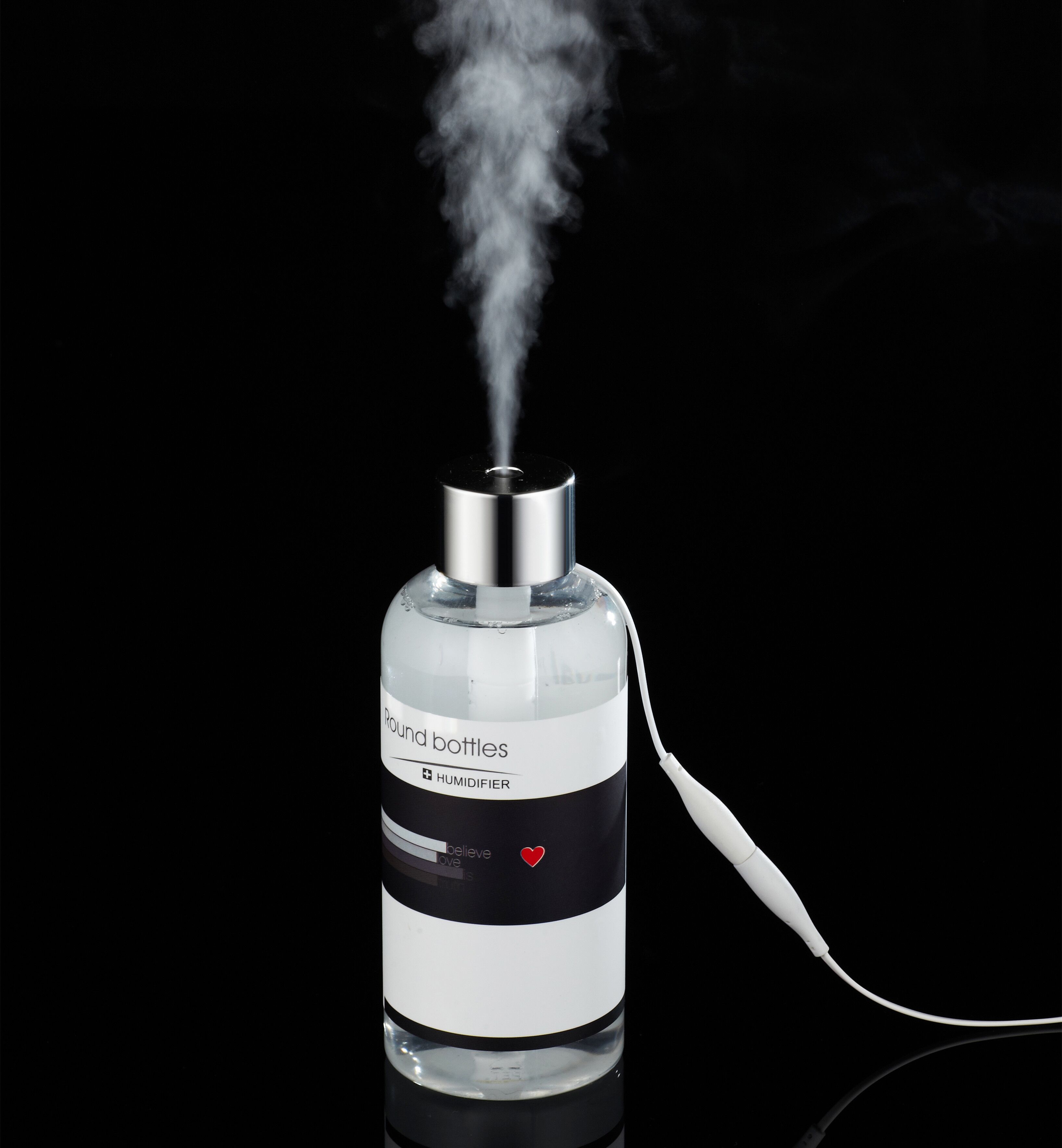 迷你加湿器usb家用静音车载创意便携空气加湿器办公室瓶子