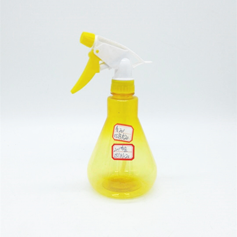 201 plastic spray bottle, alcohol spray bottle, grass and flower growing, colorful bottle, transparent bottle