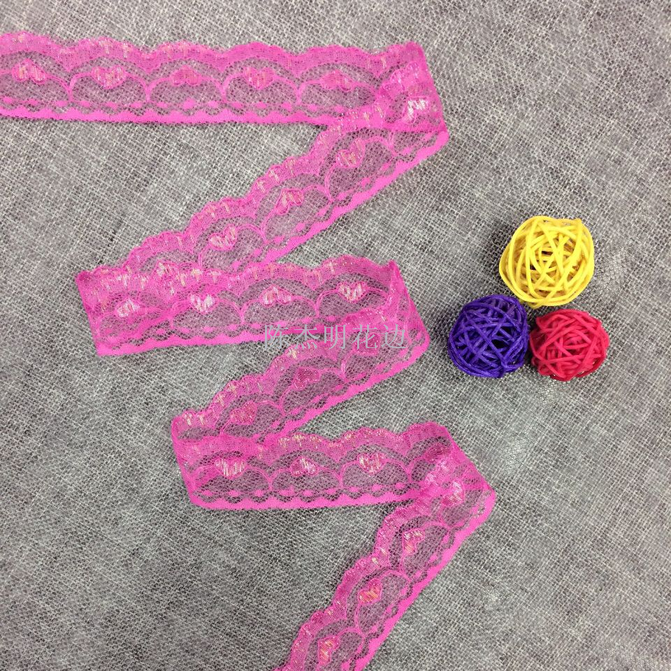 Direct sales from the manufacturer of multicolored lace lace without elasticity Specification image