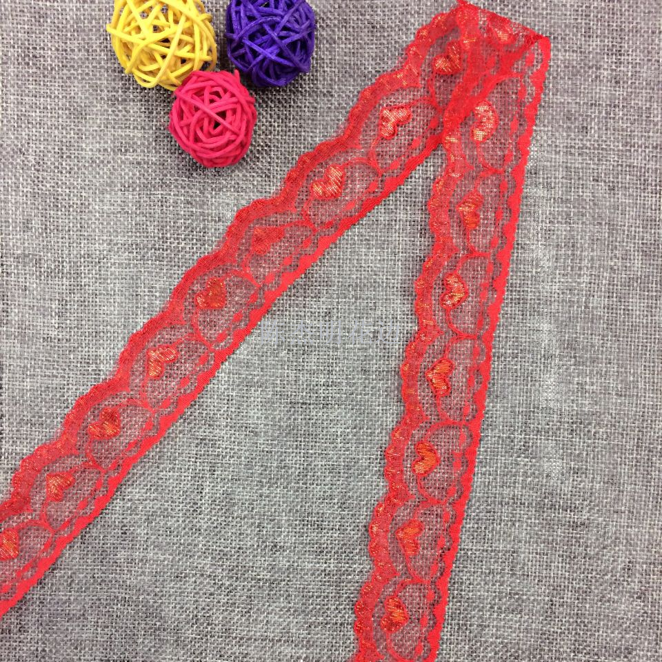 Direct sales from the manufacturer of multicolored lace lace without elasticity details Picture