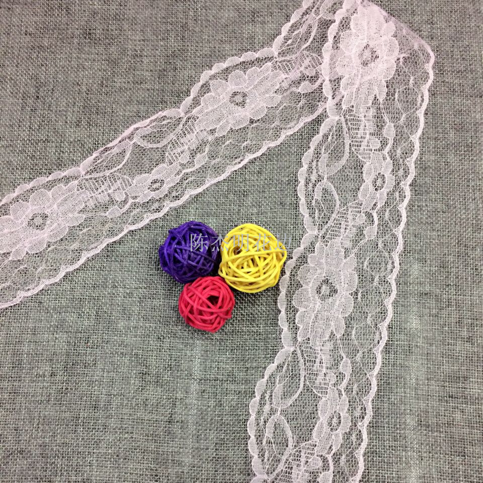 6 cm non-elastic lace multi-color polyester lace umbrella specially designed Specification image