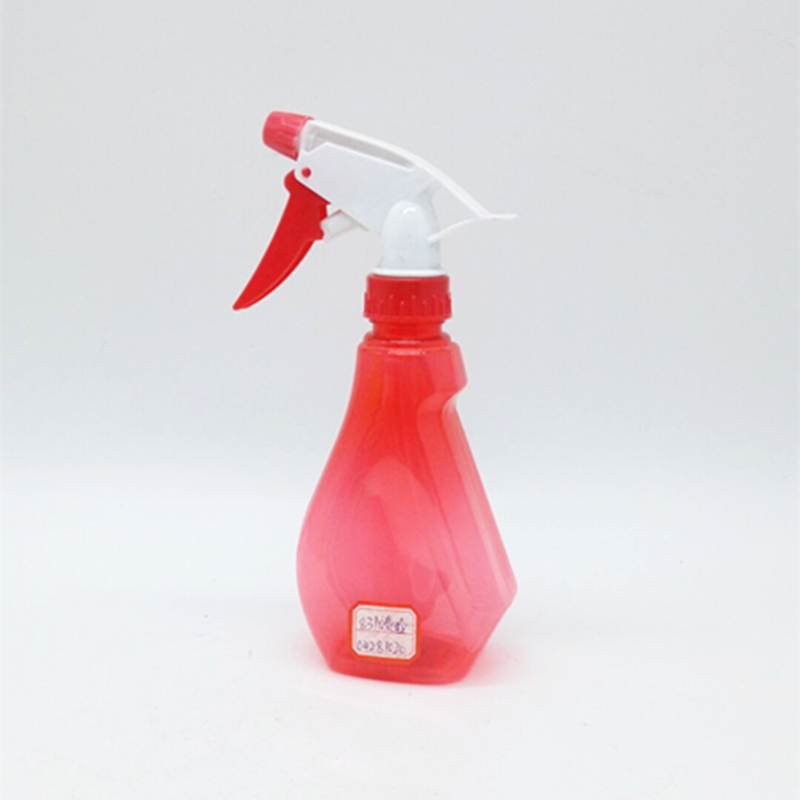 831 plastic spray bottle, alcohol spray bottle, grass and flower growing, colorful bottle, transparent bottle