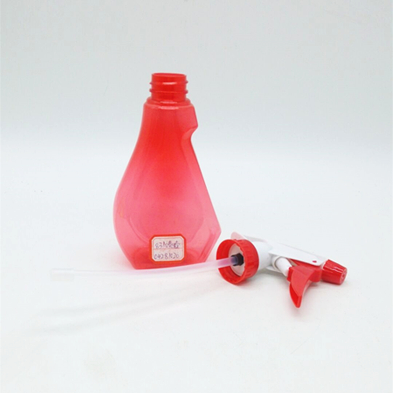 831 plastic spray bottle, alcohol spray bottle, grass and flower growing, colorful bottle, transparent bottle details Picture