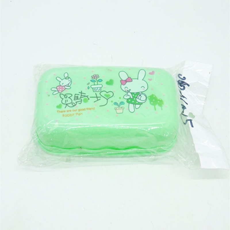 803 soap box Cartoon printed soap box with lid draining soap box