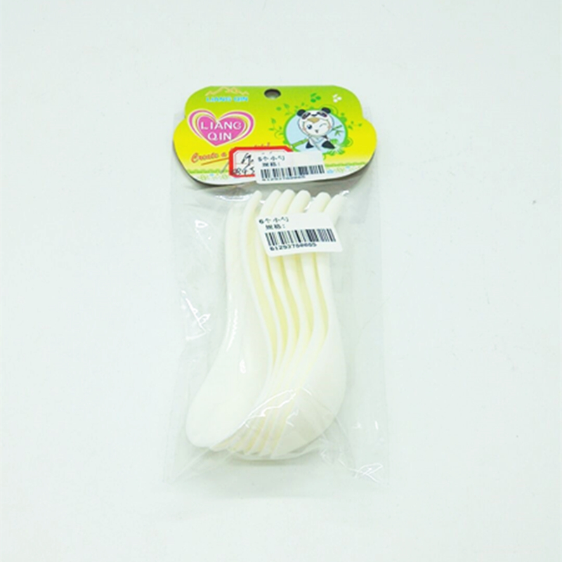 6个小勺 儿童小饭勺 平底小汤匙汤勺