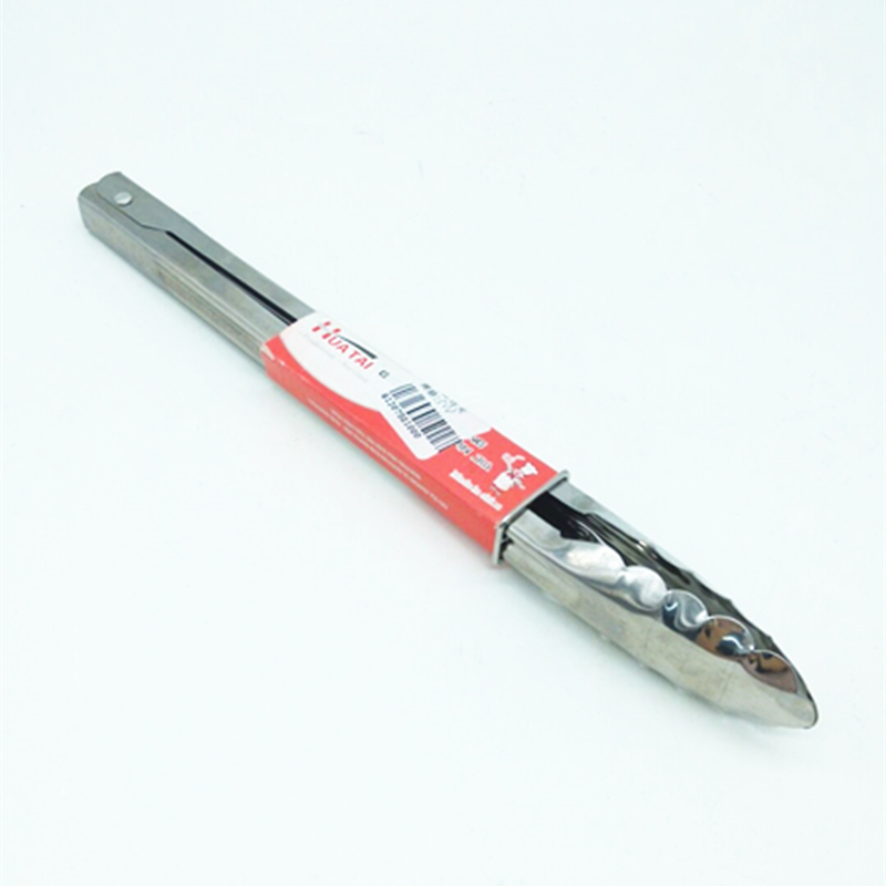 Stainless steel barbecue tongs, food tongs, bread tongs, steak tongs, food tongs, cooking tools and supplies