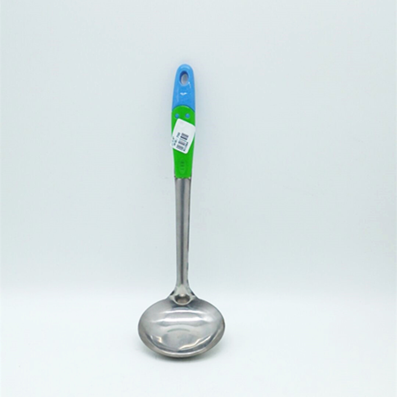 Smiley face sander spoon Kitchen tools soup spoon Long handle stainless steel soup spoon