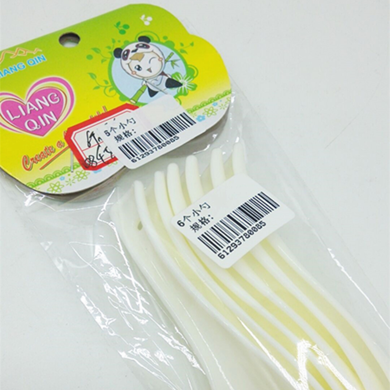 6个小勺 儿童小饭勺 平底小汤匙汤勺产品图