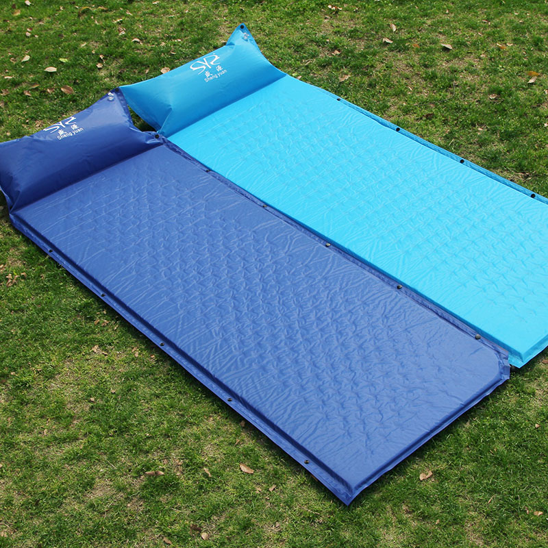 Yiwu Selection Shengyuan automatic inflatable mat can be spliced and folded, widened and thickened damp proof mat for outdoor tents details Picture
