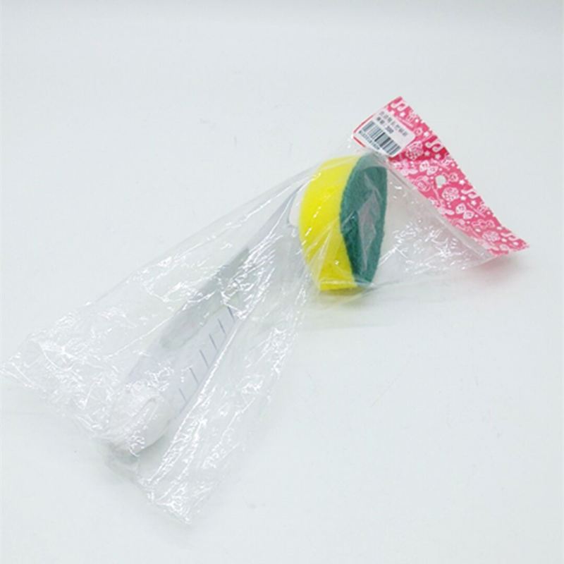 可放洗洁精锅刷 透明长把洗碗洗锅刷 清洁用具