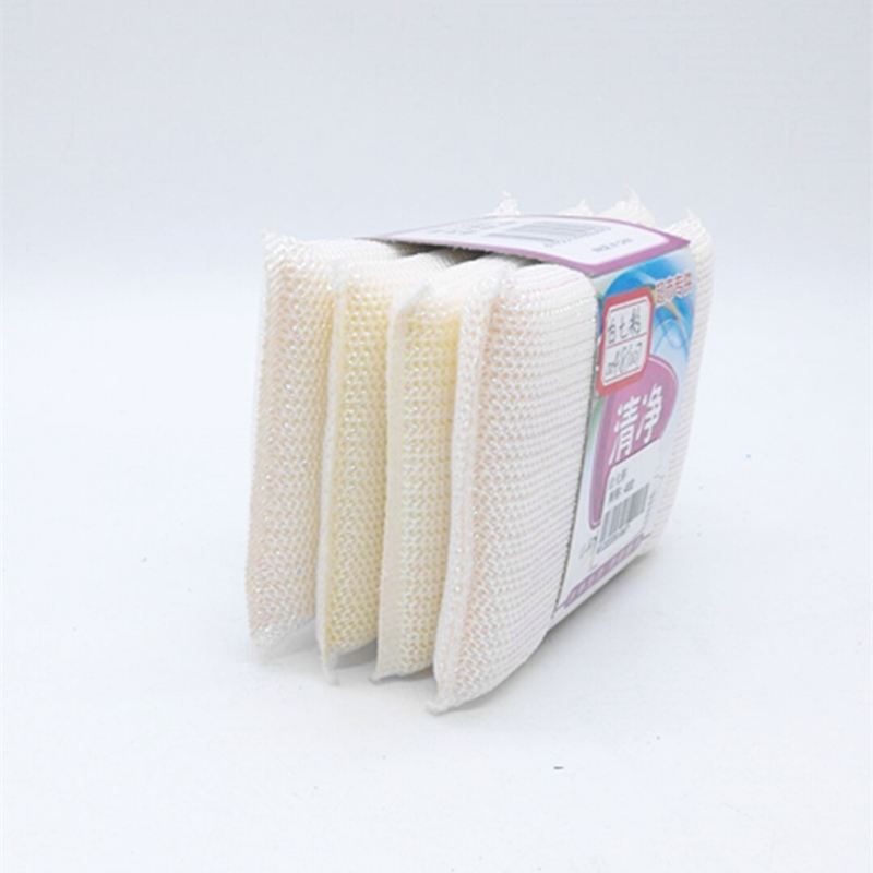 5块白七彩清洁布 洗碗刷锅清洁用品 家居清洁布产品图