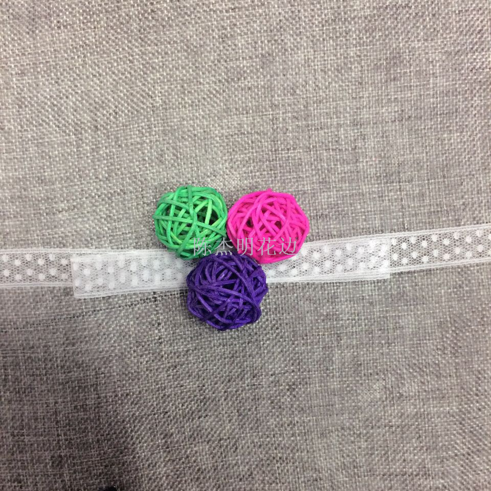 无弹蕾丝小边 中间小圆点 颈链 耳环 手链专用款细节图