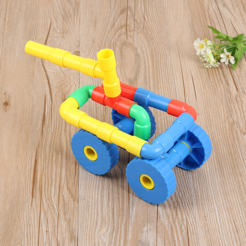 2017新款儿童益智玩具积木玩具塑料拼擦积木产品图