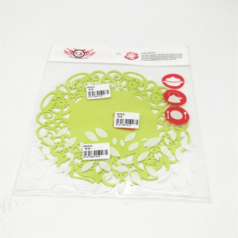 0628彩垫 硅胶餐垫杯垫碗垫菜垫 创意剪花隔热垫