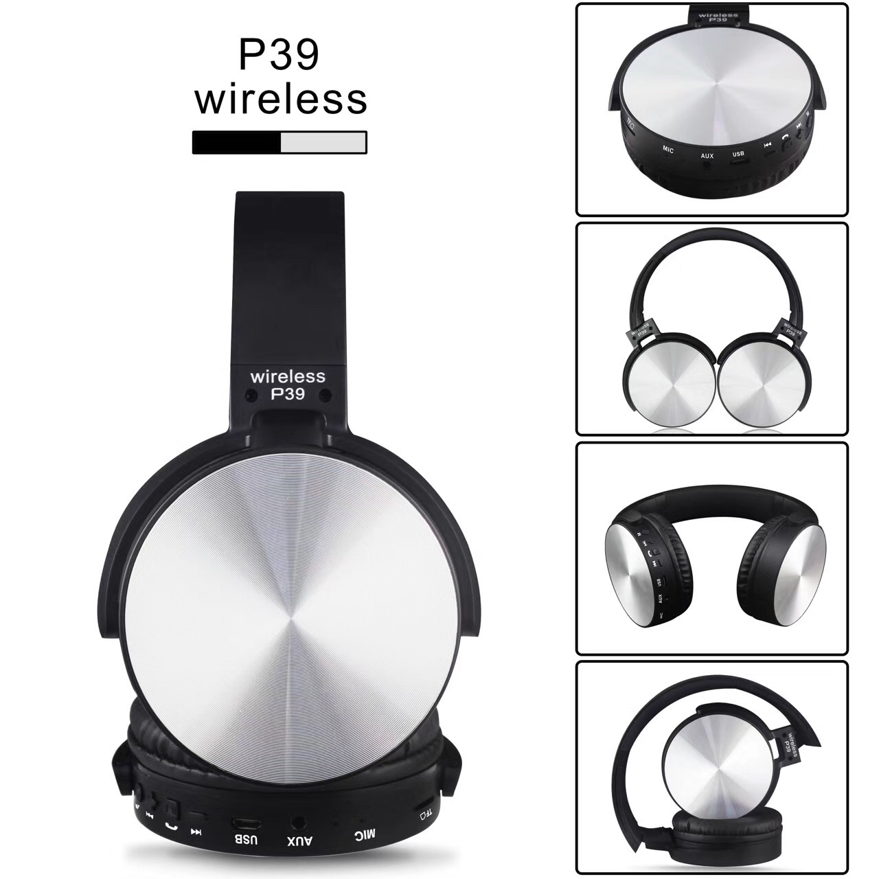 P39 Bluetooth headset, super bass thumbnail