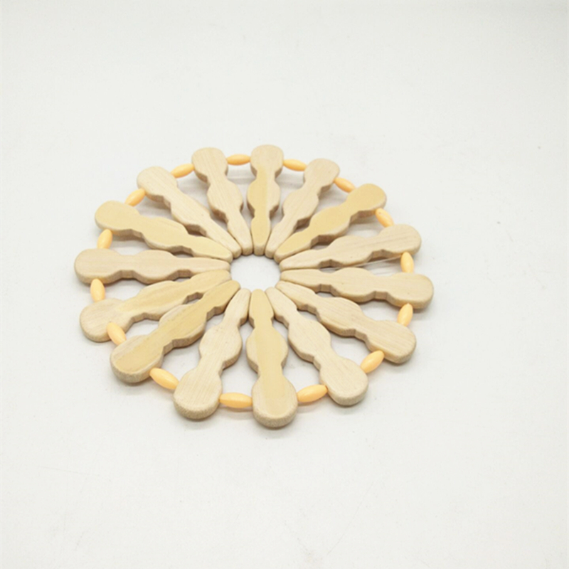 好八字竹垫 菜垫桌垫碗垫杯垫 隔热防烫餐桌垫细节图