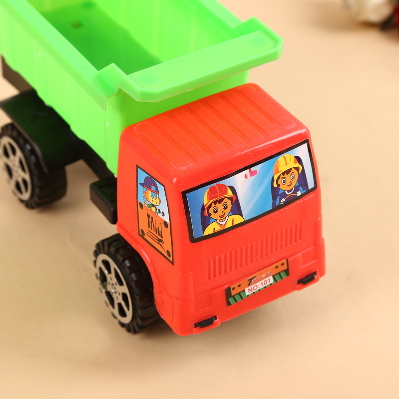 Children's toy engineering transport vehicles, inertial rebound vehicles, come in a variety of colors and are selling well at street stalls Specification image