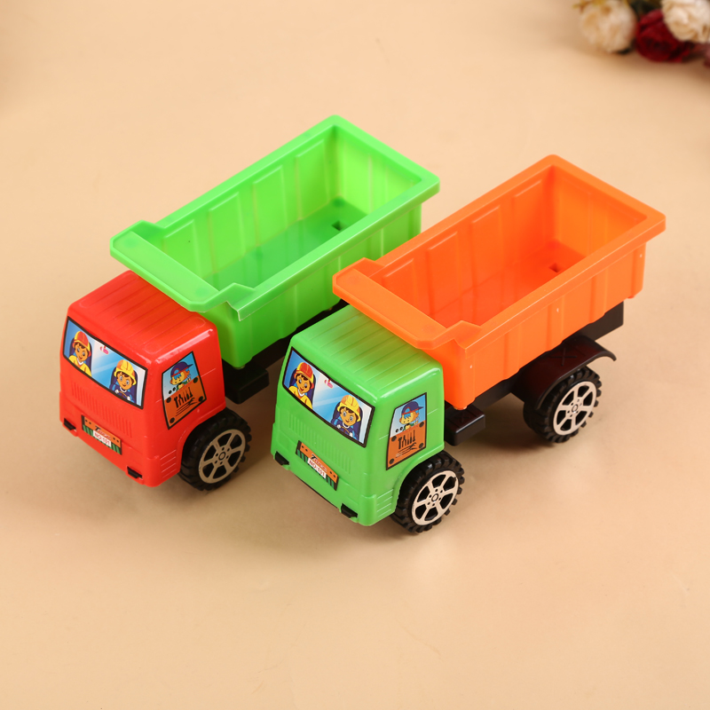 Children's toy engineering transport vehicles, inertial rebound vehicles, come in a variety of colors and are selling well at street stalls