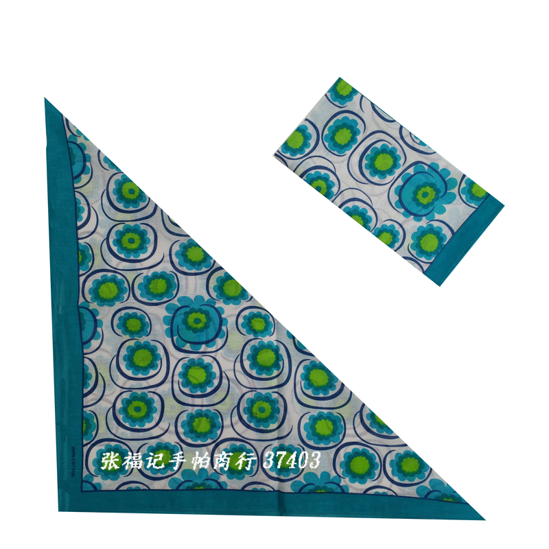 55cm pure cotton sweat absorbent kerchief European and American hip hop street wear headscarf thumbnail