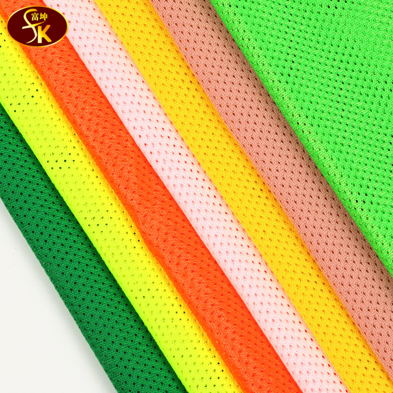 High quality polyester knitted fabric mesh fabric breathable sportswear fabric moisture absorption block Application Scenario