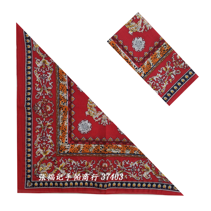 55cm pure cotton sweat movement kerchief European and American hip hop street headscarf manufacturers direct sale thumbnail