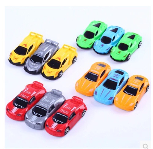 Suction truck models, street stall supplies, Huili cartoon children's toy cars Specification image