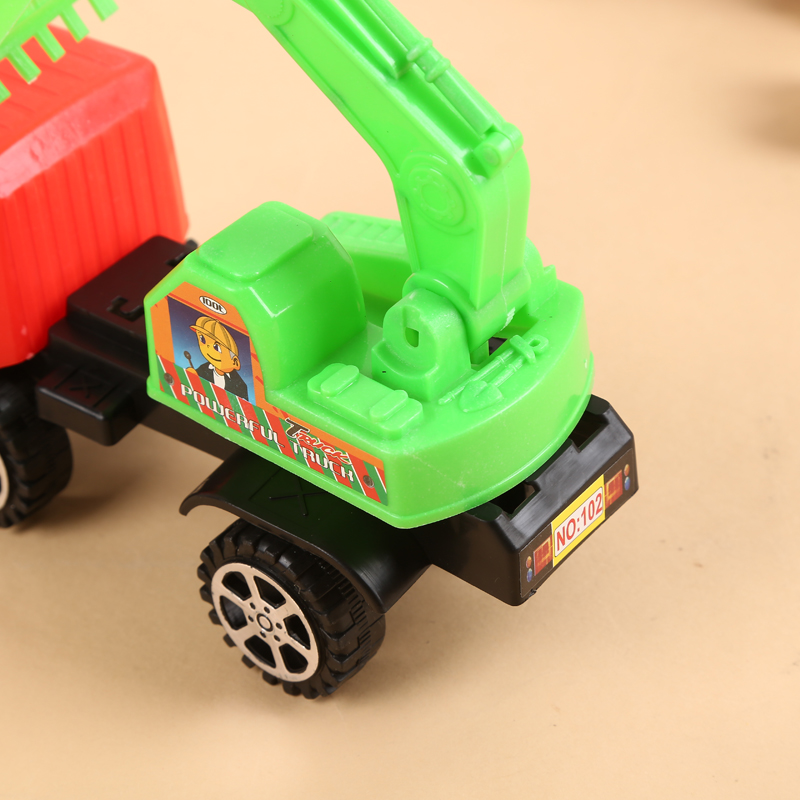 Children's toy engineering forklifts, excavators and inertial rebound vehicles come in a variety of colors Application Scenario