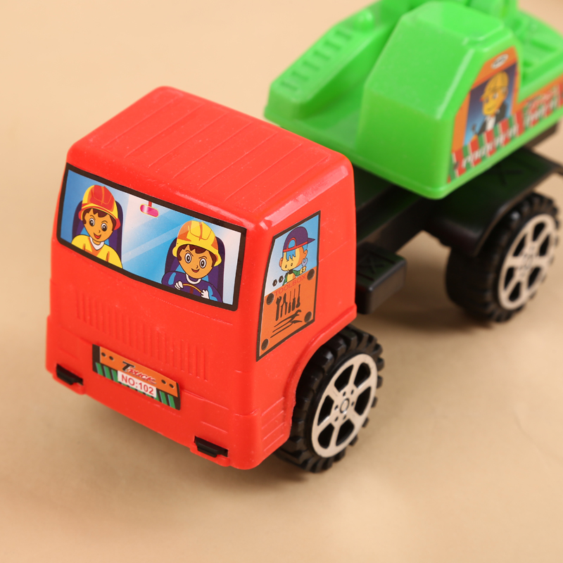 Children's toy engineering forklifts, excavators and inertial rebound vehicles come in a variety of colors Specification image