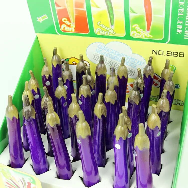 厂家直销 特价商品 批发 圆珠笔 带磁铁工艺笔 仿真蔬菜笔