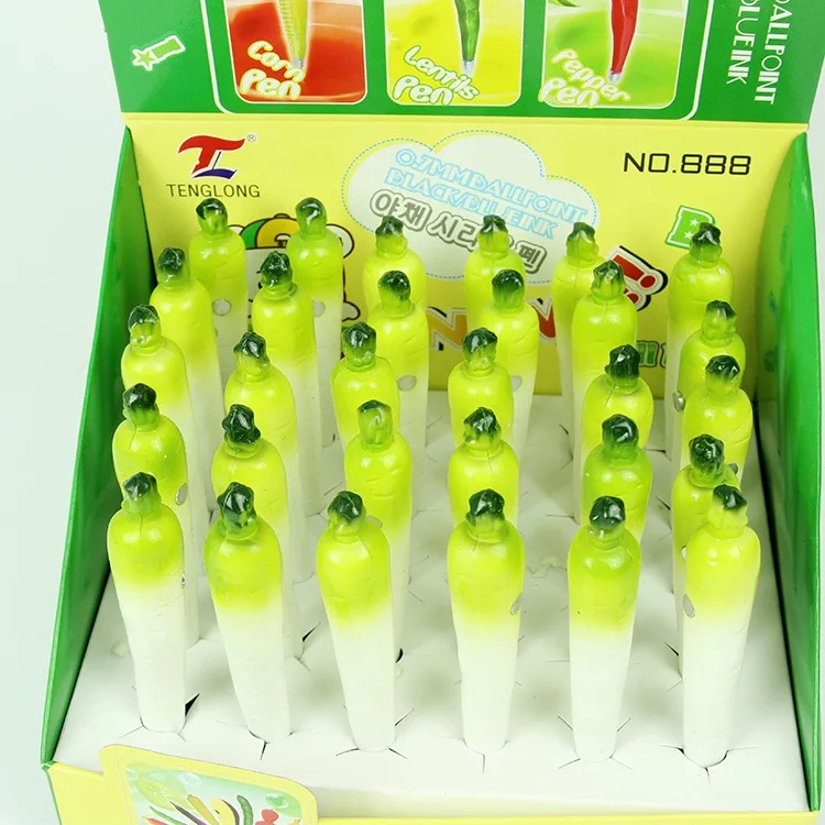 2015新款文具 蔬菜造型 胡萝卜蔬菜笔儿童文具赠品笔