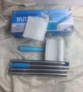 BASEBOARD懒人拖把家用多功能清洁刷可伸缩清洁棒产品图