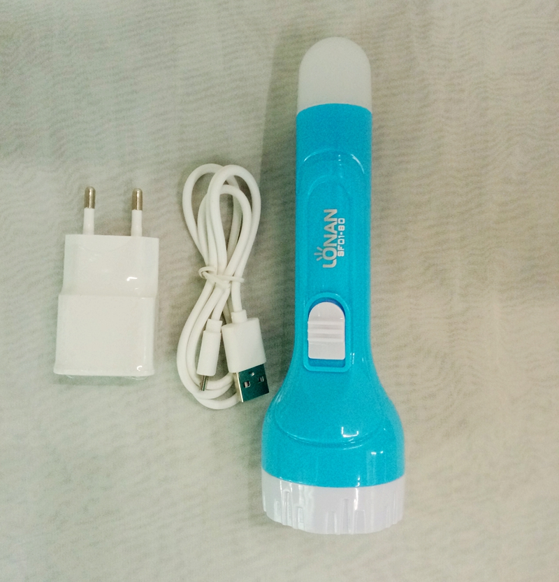 LED lithium battery rechargeable flashlight, strong light rechargeable flashlight thumbnail