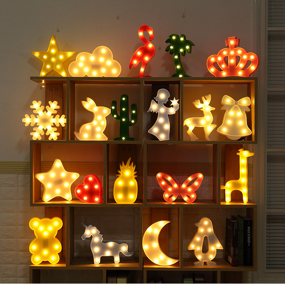 ins Night light Unicorn led Flamingo night light led energy saving night light