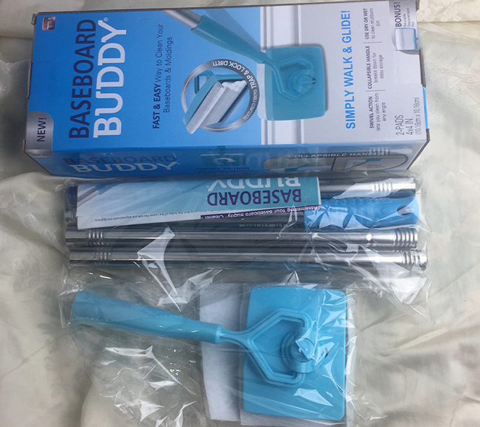 BASEBOARD懒人拖把家用多功能清洁刷可伸缩清洁棒细节图