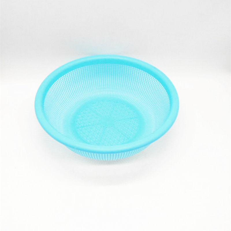 圆形塑料米篮 洗菜水果沥水篮 细孔米篓淘米洗米篮产品图