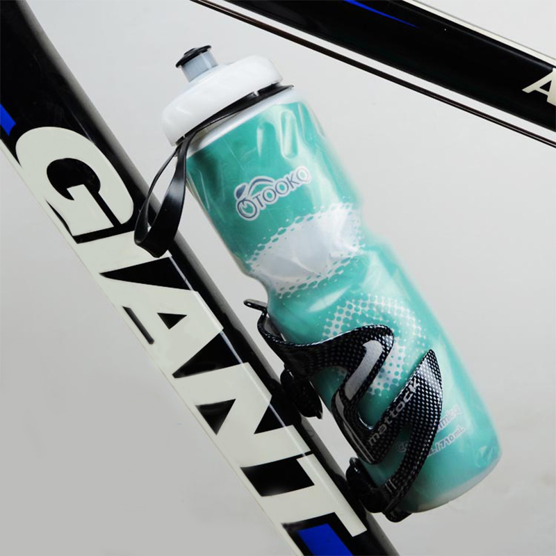 Factory direct sales of double-layer sports water bottles, bicycle cycling water bottles 700ml, cold and ice preservation water bottles wholesale details Picture