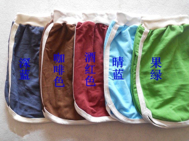纯棉弹力显瘦韩版沙滩裤 短裤 糖果裤细节图