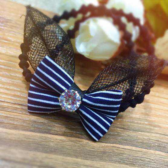 头饰韩版皮筋兔角布艺饰品少女边夹 盘发器